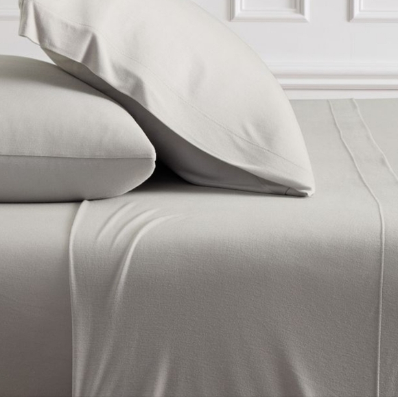 West Elm Silky Tencel Modal King Sheet Set, Retail Price $179.00 USD, Frost Gray - Picture 4 of 16